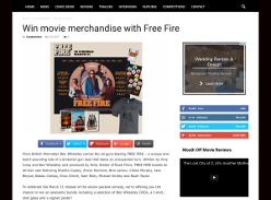 Win movie merchandise with Free Fire