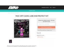 Win Muc-Off Clean, Lube and Protect Kit