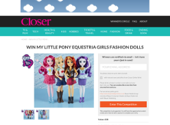 Win My Little Pony Equestria Girls fashion dolls