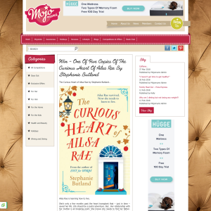 Win One Of Five Copies Of The Curious Heart Of Ailsa Rae By Stephanie Butland