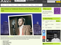 Win Pair of tickets to 'Celebrate Sinatra' at the Royal Festival Hall