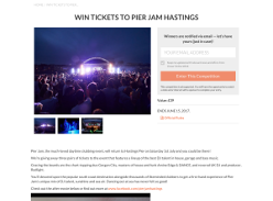 Win  pair of tickets to Pier Jam Hastings