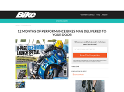 Win Performance Bikes for 12 months