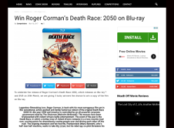 Win Roger Corman's Death Race: 2050 on Blu-ray