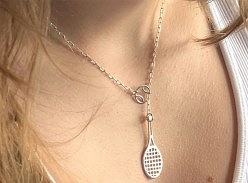 Win Silver Tennis & Ball Charm Necklace Worth £49 from Francesca Rossi Designs