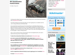 Win Speedmachine Festival tickets