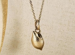 Win Stunning Gold Lemon Charm Necklace Worth 185