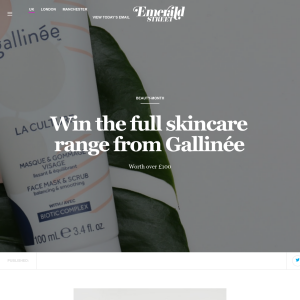 Win The Full Skincare Range from Gallinee