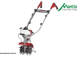 Win the Mantis petrol tiller and accessories