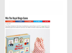 Win The Royal Bingo Game
