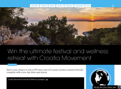 Win the ultimate festival and wellness retreat with Croatia Movement