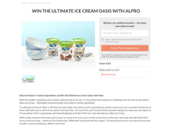 Win the Ultimate Ice Cream Oasis with Alpro