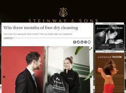Win three months of free dry cleaning