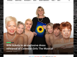 Win tickets to an exclusive dress rehearsal of Calendar Girls The Musical