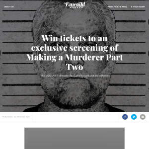 Win tickets to an exclusive screening of Making a Murderer Part Two