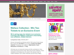 Win tickets to Gilded Interiors: French Masterpieces of Gilt Bronze at the Wallace Collection