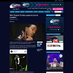 Win Tickets To See Ludacris