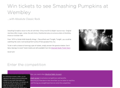 Win tickets to see Smashing Pumpkins at Wembley