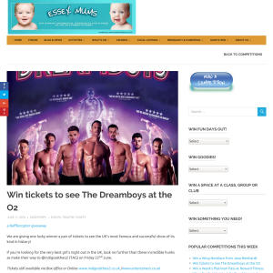 Win tickets to see The Dreamboys at the O2