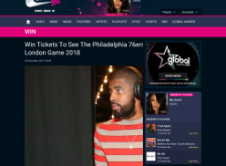 Win Tickets To See The Philadelphia 76ers Play The Boston Celtics At The NBA London Game 2018