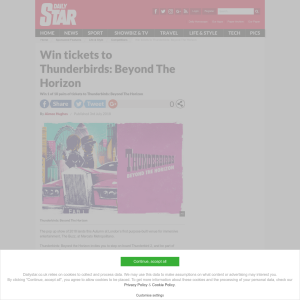 Win tickets to Thunderbirds: Beyond The Horizon