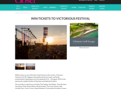 Win tickets to Victorious Festival
