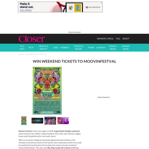 Win Weekend Tickets to Moovinfestival