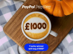 Win £1,000 by PayPal