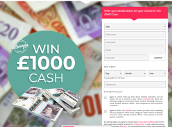 Win £1,000 Cash