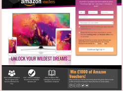 Win £1,000 of Amazon vouchers