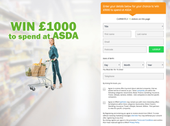 Win £1,000 to spend at ASDA