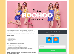 Win £1,000 to spend at Boohoo