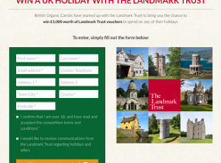 Win £1,000 worth of Landmark Trust holiday vouchers
