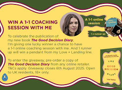 Win a 1-1 Coaching Session with Anna Mathur