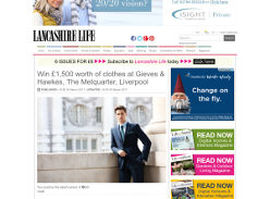 Win £1,500 worth of clothes at Gieves & Hawkes, The Metquarter, Liverpool