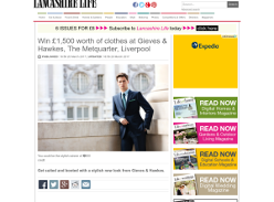 Win £1,500 worth of clothes at Gieves & Hawkes, The Metquarter, Liverpool