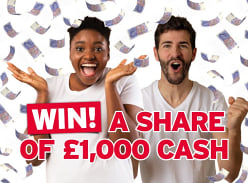 Win 1 of 10 £100 Cash