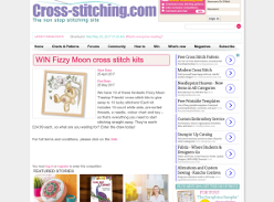 Win 1 of 10 Fizzy Moon Treetop Friends cross stitch kit