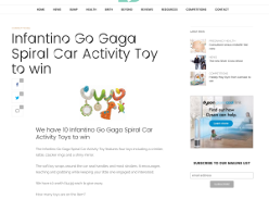 Win 1 of 10 Infantino Go Gaga Spiral Car Activity Toy