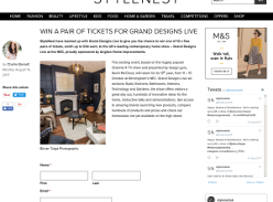 Win 1 of 10 Pairs of Tickets for Grand Designs Live