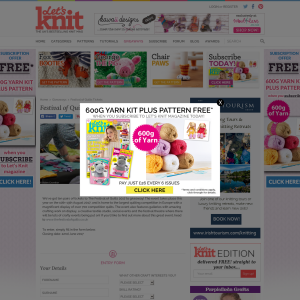 Win 1 of 10 pairs of tickets to Festival of Quilts