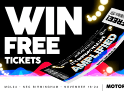 Win 1 of 10 Pairs of Tickets to Motorcycle Live Amplified
