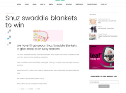 Win 1 of 10 Snuz Swaddle Blanket