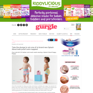 Win 1 of 10 Splash About leak-proof swim Nappy