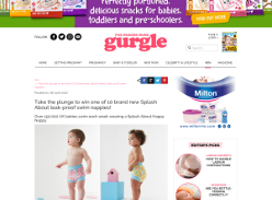 Win 1 of 10 Splash About leak-proof swim Nappy