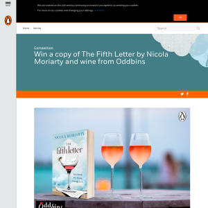 Win 1 of 10 The Fifth Letter by Nicola Moriarty and two bottles of Australian wine