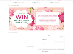 Win 1 of 13 Fresh Flowers For A Year