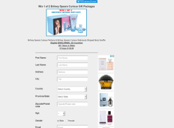 Win 1 of 2 BRITNEY SPEARS Cosmetics Gift Packages