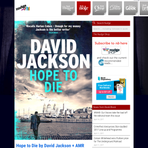 Win 1 of 2 copies of Hope to Die by David Jackson