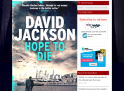 Win 1 of 2 copies of Hope to Die by David Jackson